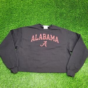 University-of Alabama Cropped Sweatshirt Women XL 25x21 Baggy